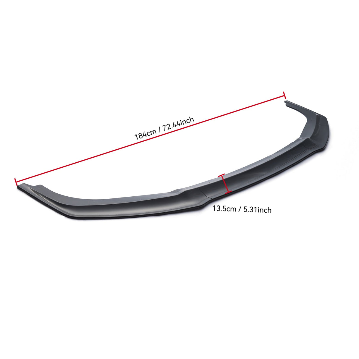 (Patented ABS) For 17-21 Honda Civic Si & FK7 Hatchback Front Bumper Lip GR Style