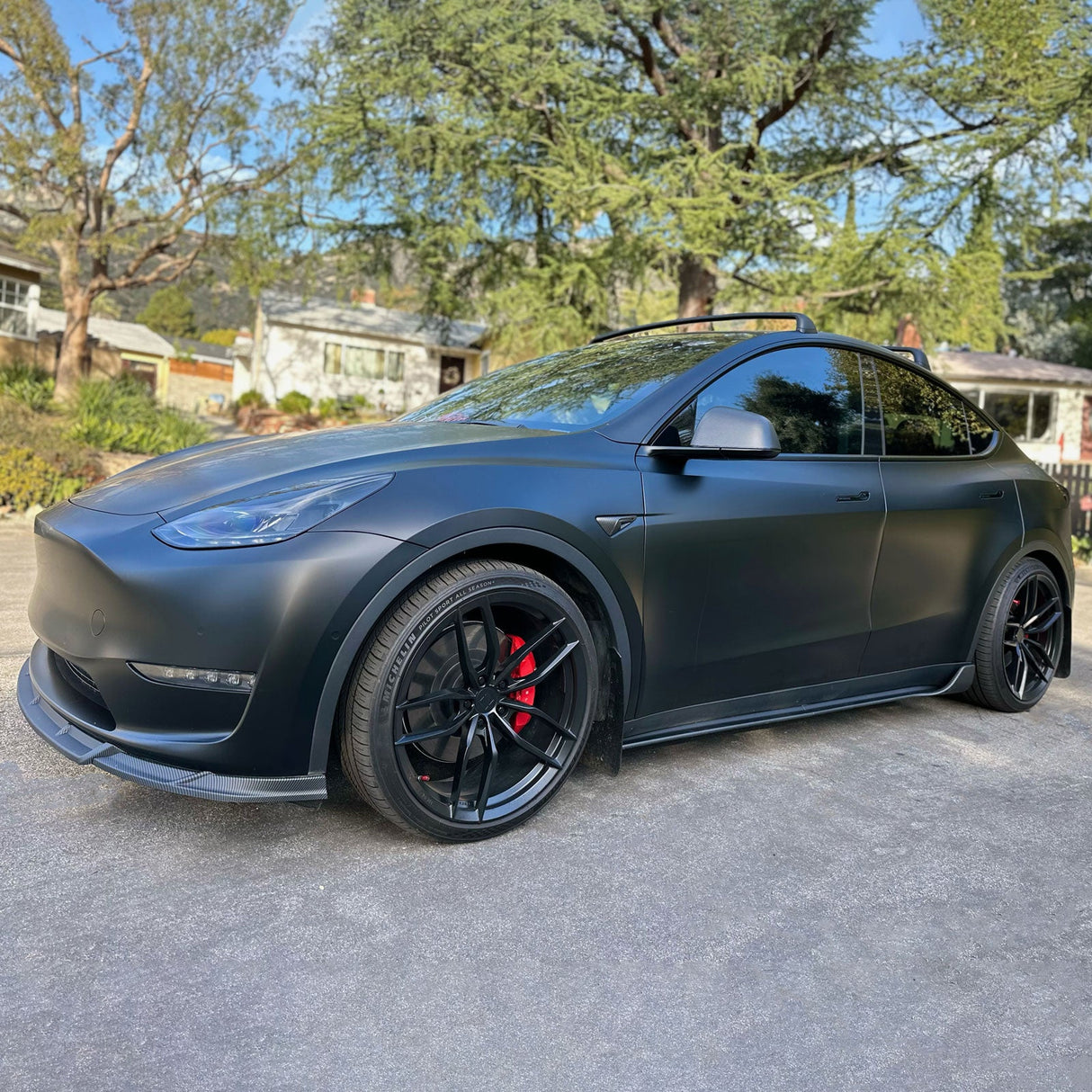 (Patented ABS) For 20-24 Tesla Model Y Side Skirts