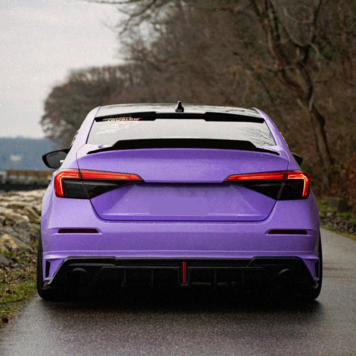 (Patented ABS) For 22-25 Civic Sedan HighKick Duckbill Trunk Spoiler