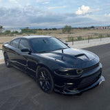 (Patented ABS) For 15-23 Dodge Charger SRT Front Bumper Lip Splitter 3PCS
