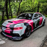 (Patented ABS) For 20-23 Dodge Charger Widebody Front Bumper Lip Splitter