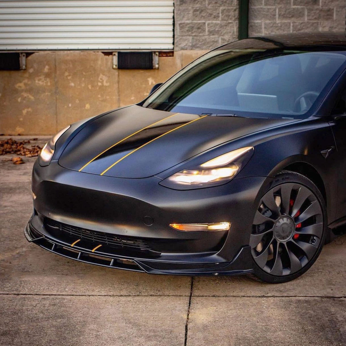 (Patented ABS) For 17-23 Tesla Model 3 Front Bumper Lip Splitter 4pcs
