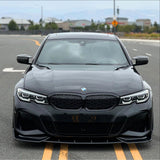 (Patented ABS) For 2019-2022 BMW G20 G28 3 Series M Sport Front Bumper 3pc Lip