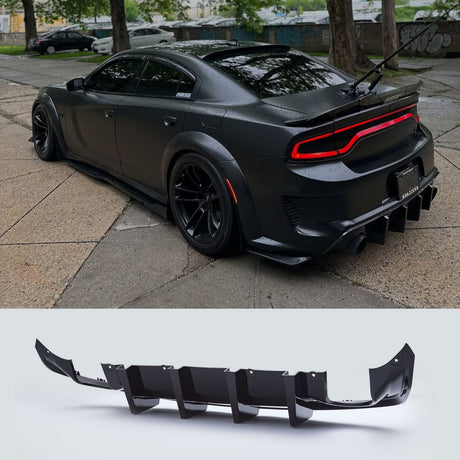(Patented ABS) For 20-23 Dodge Charger Widebody Rear Diffuser