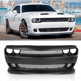 (Patented ABS) For 2015-2023 Dodge Challenger Full Front Bumper Cover Grille Lip Hellcat Style