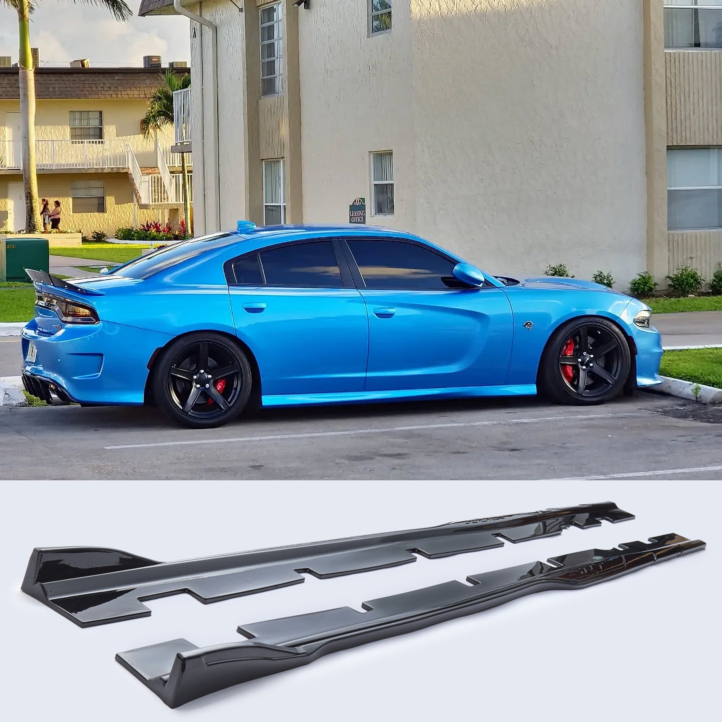 For 15-23 Dodge Charger Side Skirts