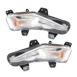 (Patented ABS) For 2019-2024 Chevy Malibu Front Bumper Cover Upper & Lower Grille Fog Light Set