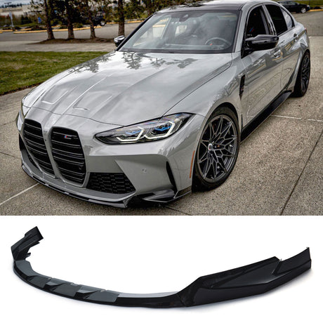 (Patented ABS) For 21-25 BMW G80 M3 G82 M4 Front Bumper Lip Splitter 3D Style