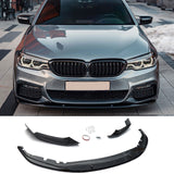 (Patented ABS) For 17-20 BMW 5 Series G30 M Sport Front Bumper Lip MP Style