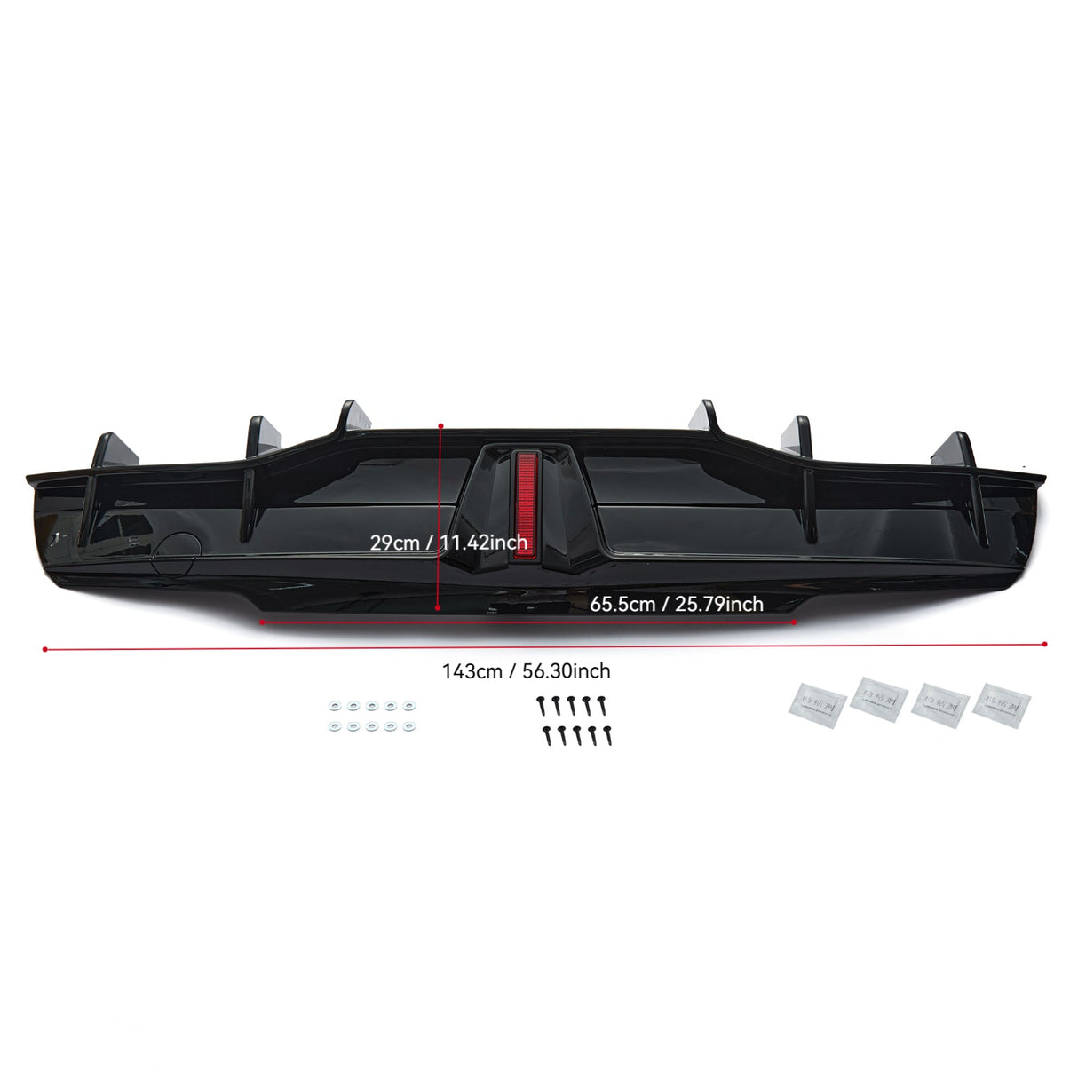 (Patented ABS) For 20-24 Tesla Model Y Rear Diffuser